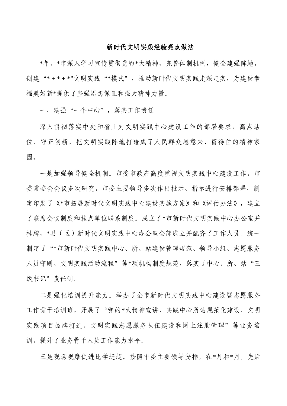 新时代文明实践经验亮点做法.docx_第1页