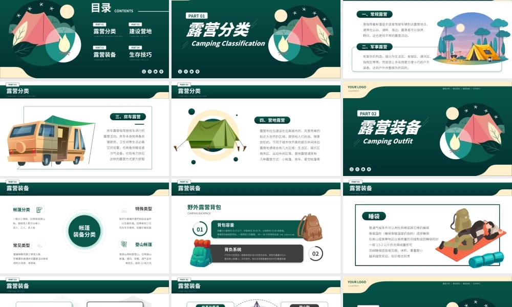 野外露营生存攻略经验分享PPT.pptx