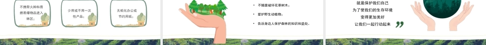 世界森林日PPT保护森林造福人类PPT课件（带内容）.pptx