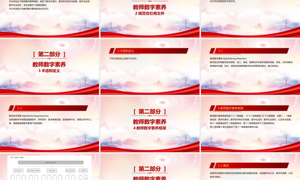 学习2023《教师数字素养》重点内容PPT课件（带内容）.pptx