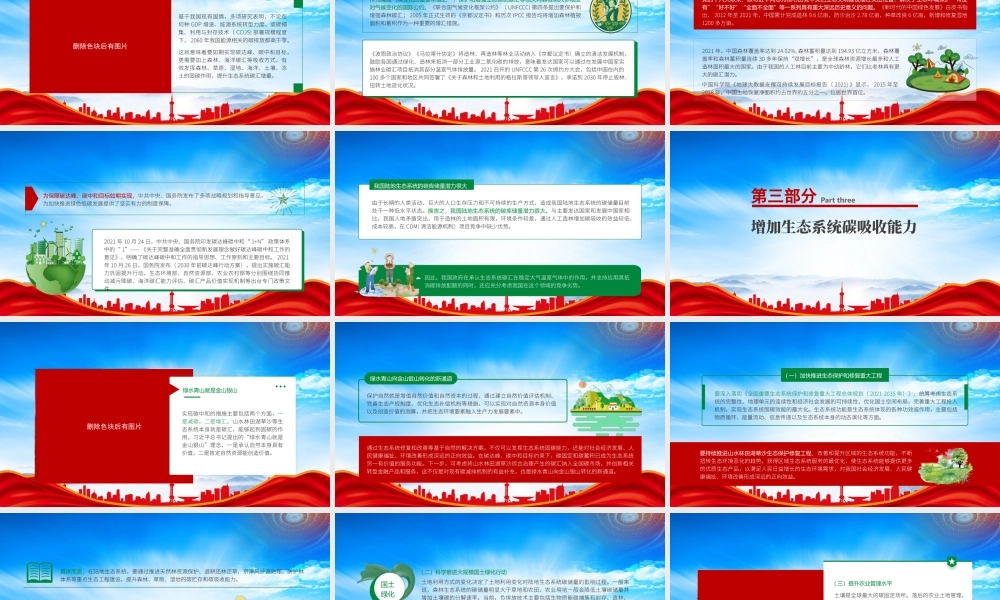 正确认识和把握碳汇的科学内涵PPT提升生态系统碳汇能力PPT课件（带内容）.pptx