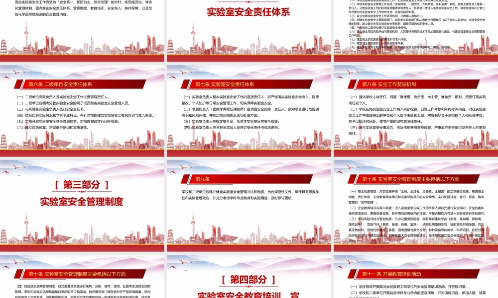 学习2023教育部发布《高等学校实验室安全规范》重点要点内容PPT课件（带内容）.pptx
