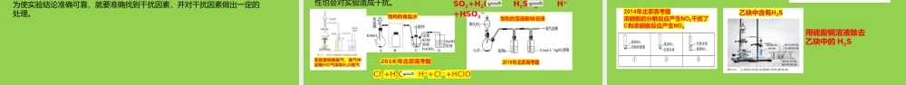 2023年高考化学实验条件的控制和干扰因素的处理.pptx