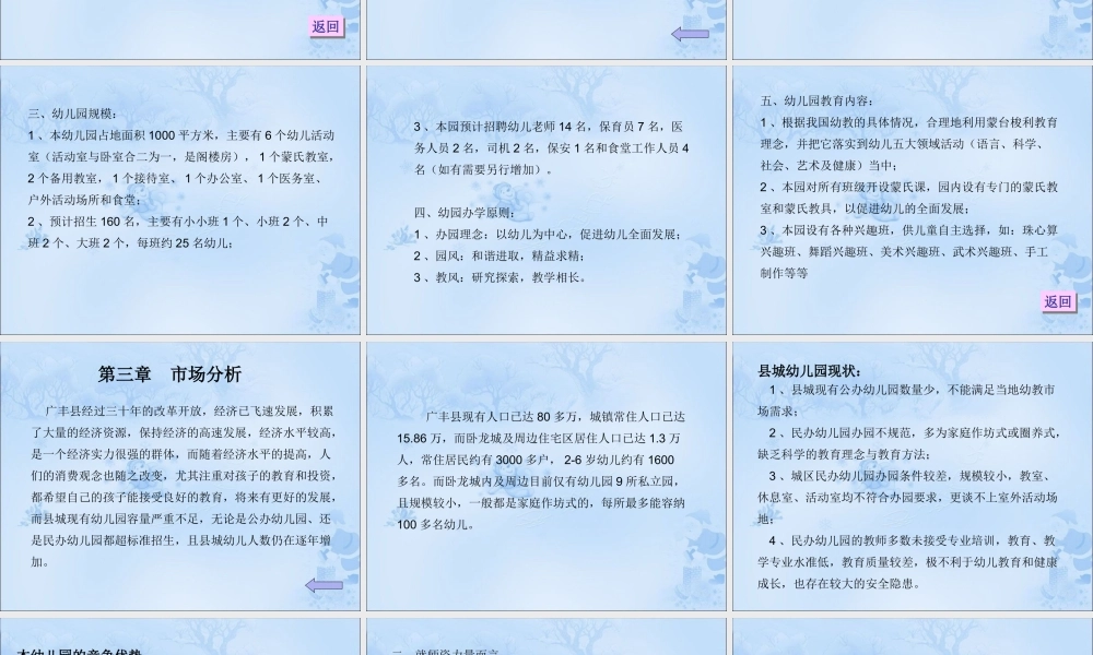 幼儿园创业计划书.ppt