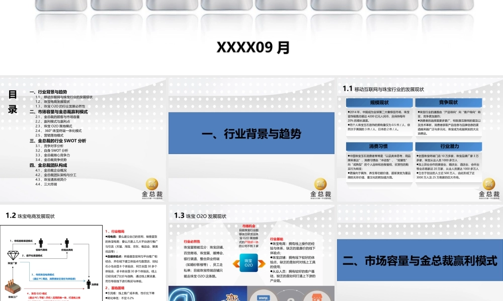 珠宝通“珠宝O2O体系”商业计划书.ppt