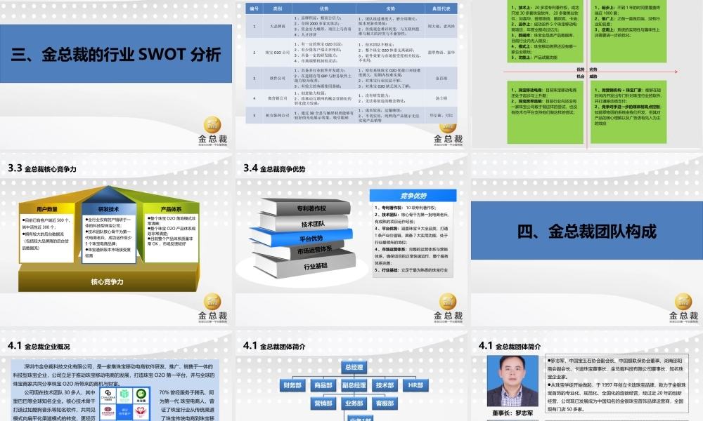 珠宝通“珠宝O2O体系”商业计划书.ppt