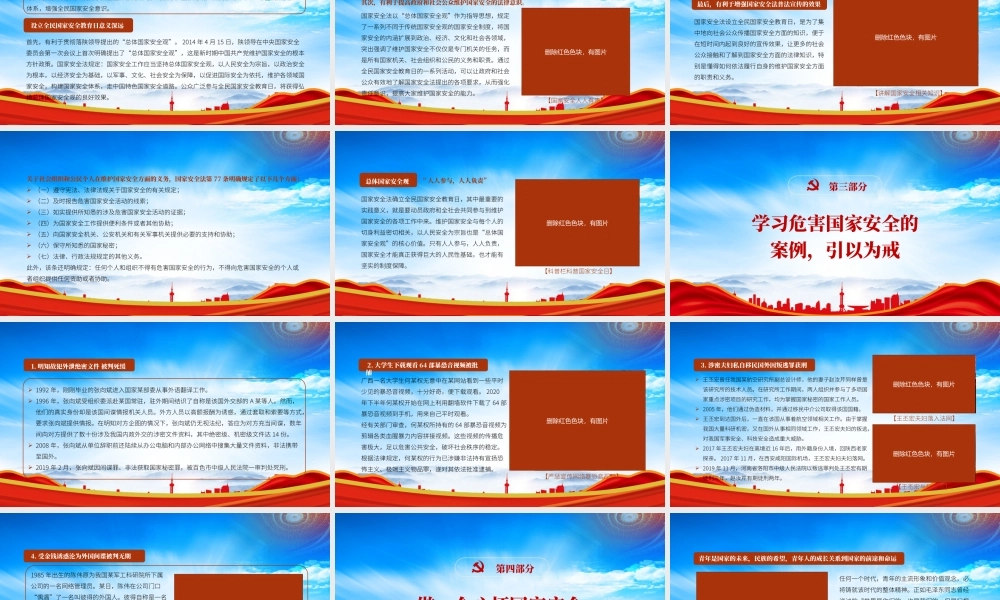 全民国家安全教育日PPT维护国家安全恪守公民职责PPT课件（带内容）.pptx