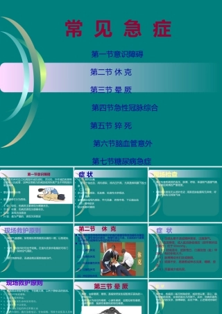 第四节救护培训课件——常见急症.ppt