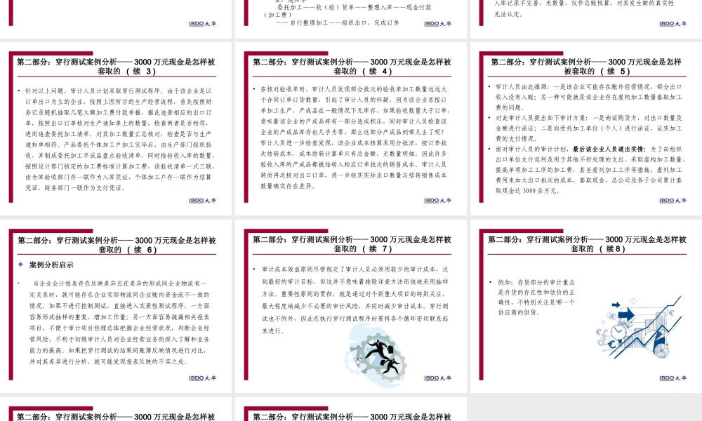 穿行测试案例—3000万元现金是怎样被套取的PPT.ppt