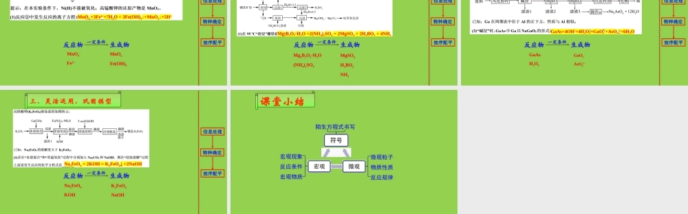 高考化学工艺流程试题陌生方程式书写专题复习2023年.pptx