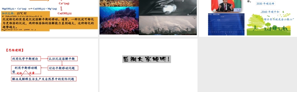 高中化学沉淀溶解平衡.pptx