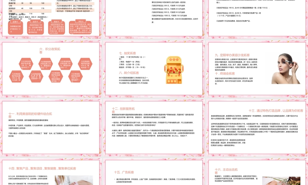 樱花粉美容院新拓客模式.pptx