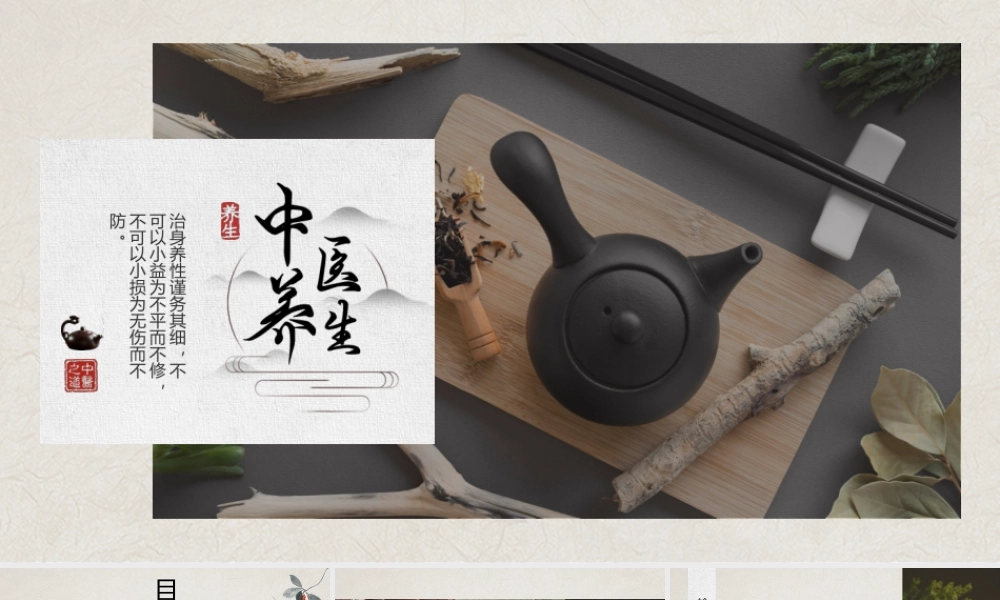 古典画册风中医养生.pptx