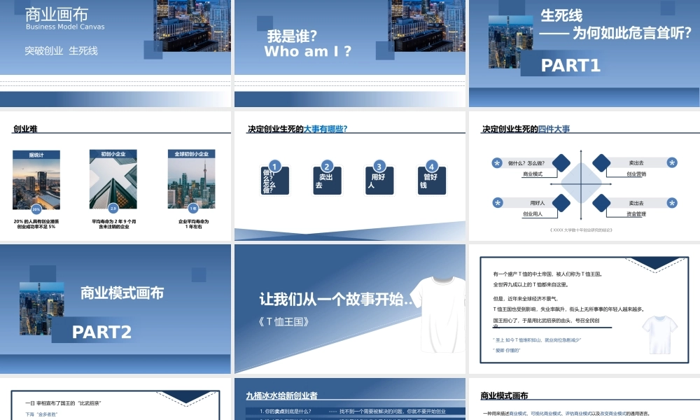 商业模式画布双创中心导师必修课ppt模板.pptx