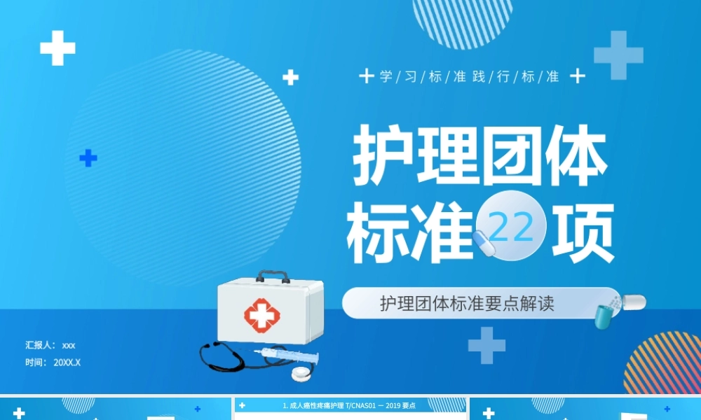 护理团体标准22项PPT模板.pptx