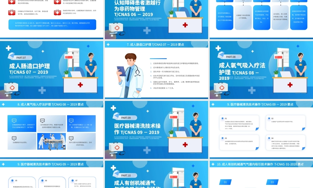 护理团体标准22项PPT模板.pptx
