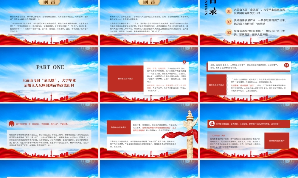 脱贫攻坚感动中国人物杨宁人物故事PPT用最美好的青春镌刻“苗山之恋”杨宁先进事迹学习PPT课件（带内容）.pptx