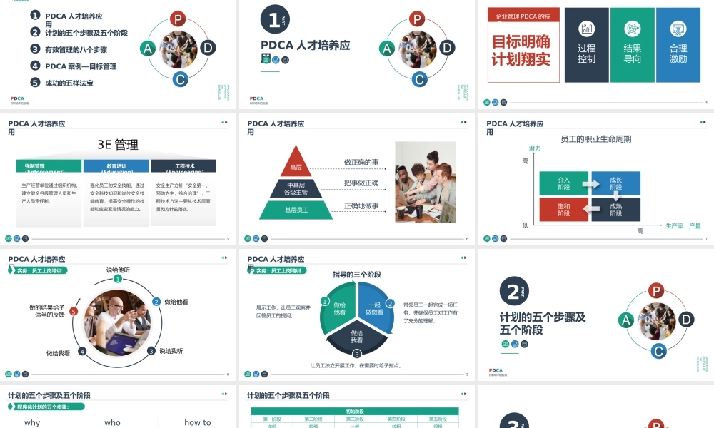 公司员工技能提升PDCA在职场中的应用培训.pptx