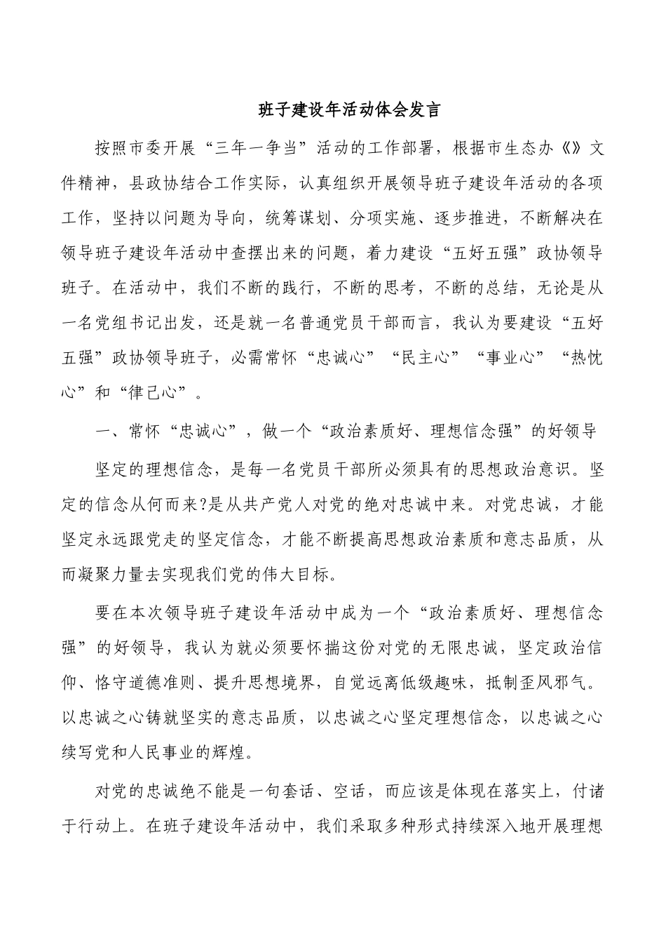 班子建设年活动体会发言.docx_第1页