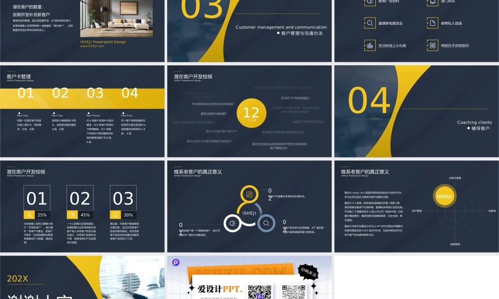 客户管理营销技巧培训ppt模板.pptx