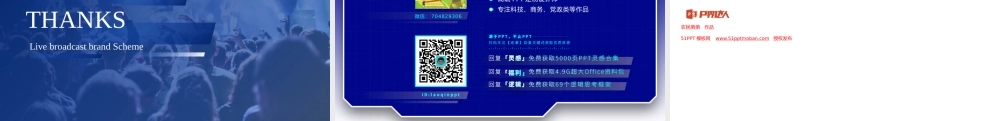 直播品牌商品介绍商务ppt模板.pptx
