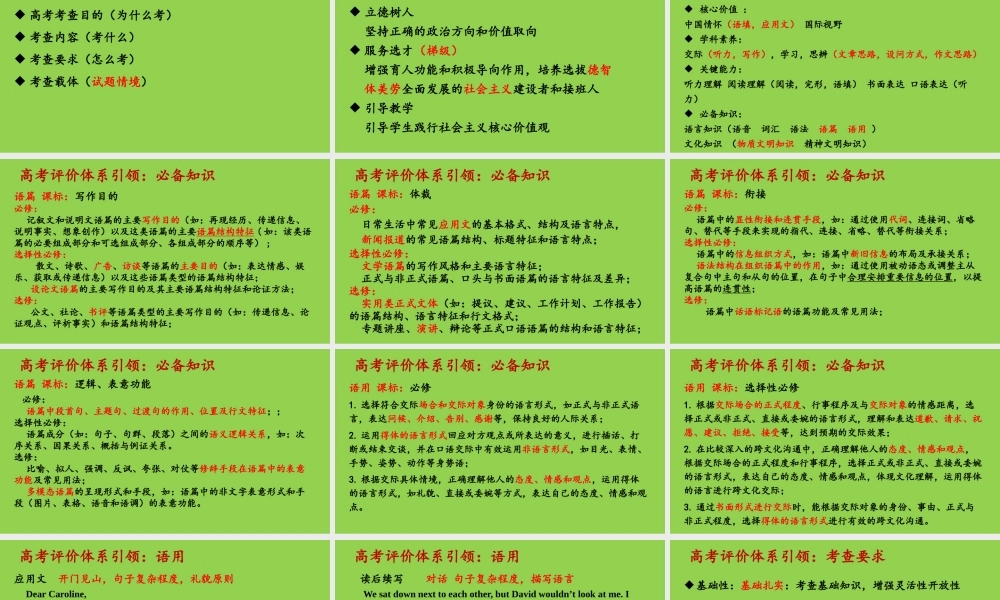 2022年高考英语试题分析及2023届高三冲刺复习备考策略.pptx