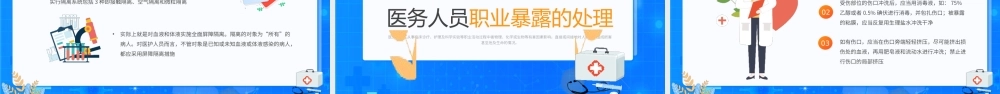 医务人员职业暴露培训PPT模板.pptx