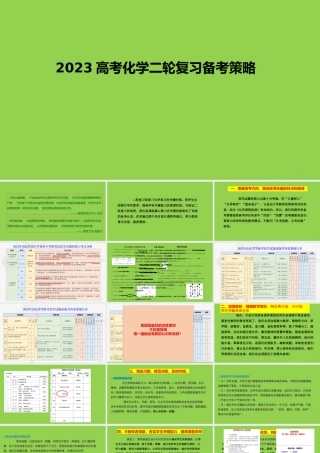 2023高考化学二轮复习备考策略.pptx
