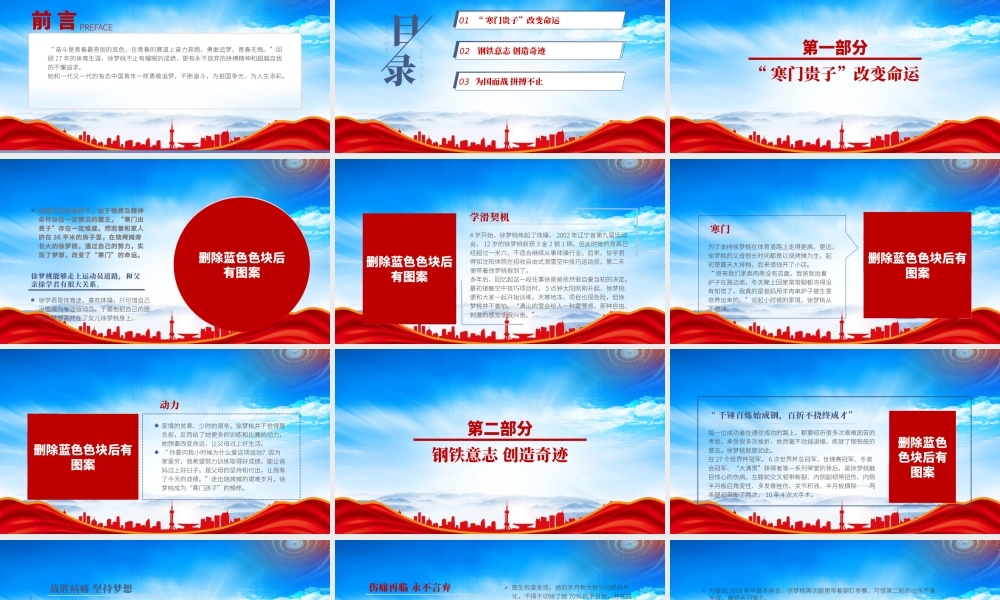 感动中国人物徐梦桃的故事PPT徐梦桃事迹学习PPT课件（带内容）.pptx