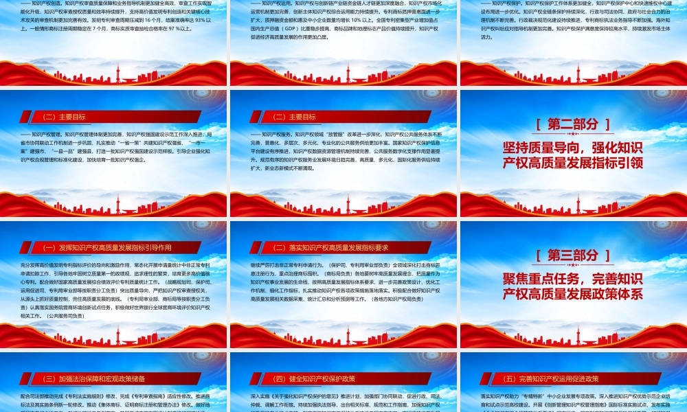 《推动知识产权高质量发展年度工作指引（2023）》全文学习PPT进一步做好2023年知识产权工作推动知识产权事业高质量发展PPT课件（带内容）.pptx