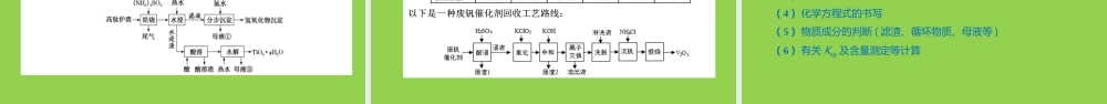 2023年高考化学二轮复习工艺流程题复习策略.pptx