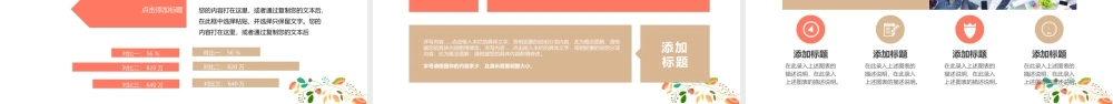 清新水彩手绘花鸟背景的艺术设计.pptx