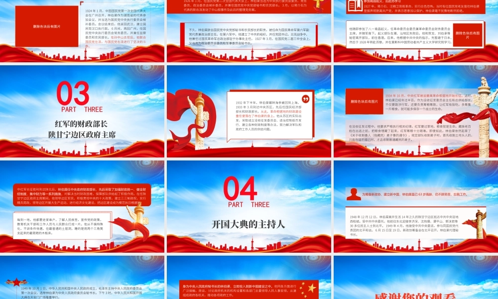 学习开国大典主持人林伯渠的故事PPT林伯渠事迹介绍PP课件（带内容）.pptx