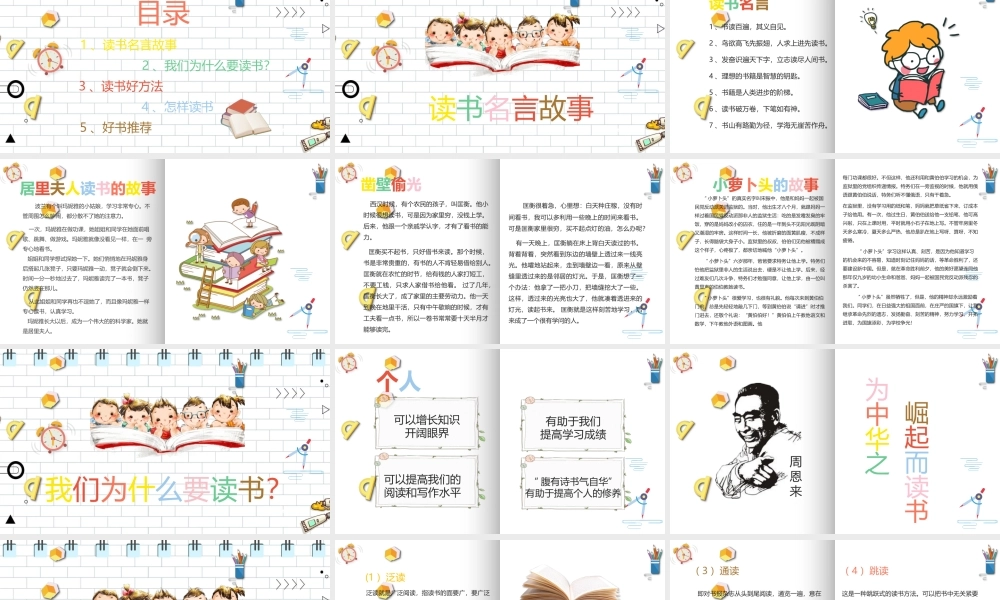 如何提升学生读书意识及读书方法.pptx