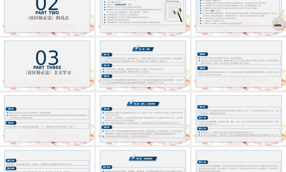 《中华人民共和国社区矫正法》重点内容学习PPT课件（带内容）.pptx