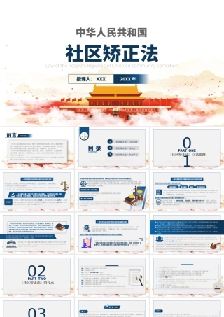 《中华人民共和国社区矫正法》重点内容学习PPT课件（带内容）.pptx