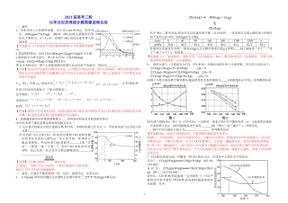 2023届高考化学反应原理综合题图像说理总结.docx