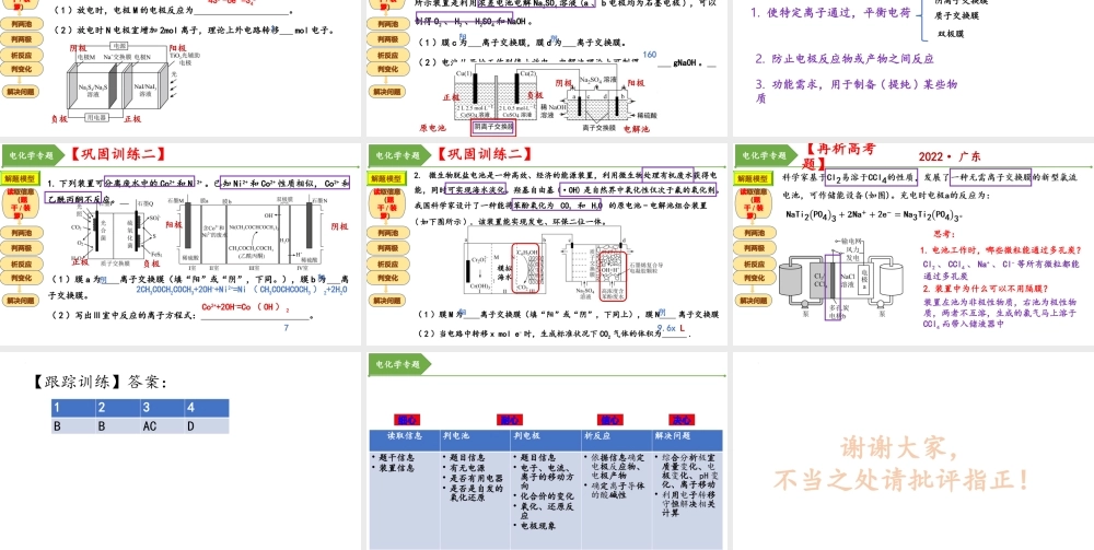 高三化学二轮复习专题突破《电化学》.pptx