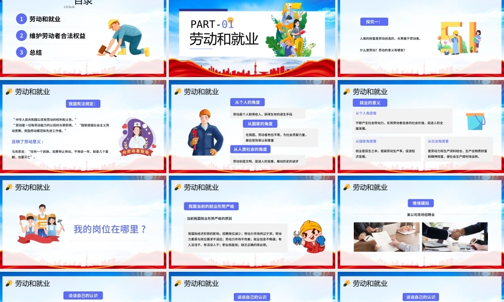 五一劳动节专题培训PPT致敬新时代的劳动者PPT课件（带内容）.pptx