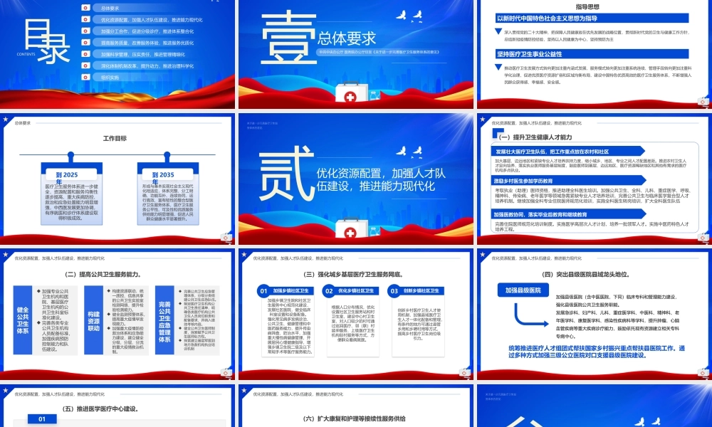 2023关于进一步完善医疗卫生服务体系的意见.pptx