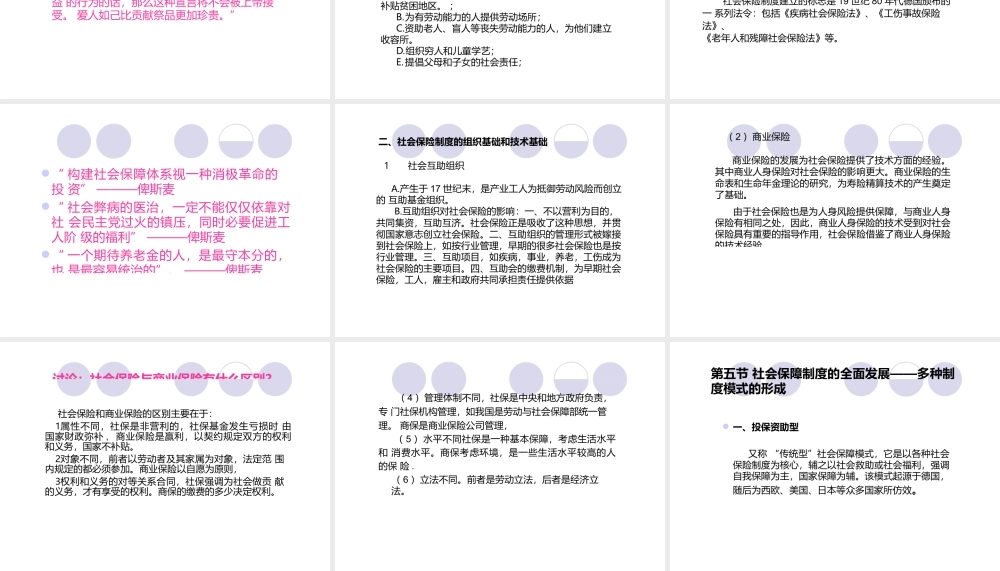 社会保障制度的产生和发展.pptx