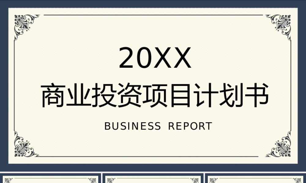 商务风商业融资计划书项目展示产品推广.pptx