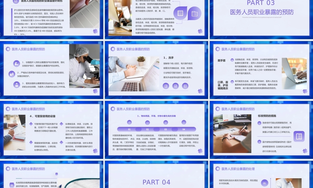 XX医院医务人员职业暴露预防及处理培训PPT课件（带内容）.pptx