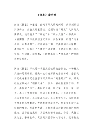 《镜鉴》读后感.docx