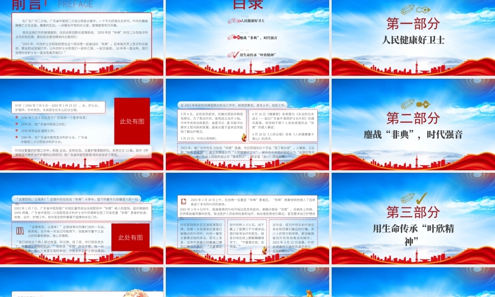 抗击非典白衣战士叶欣英雄事迹个人故事学习PPT课件（带内容）.pptx