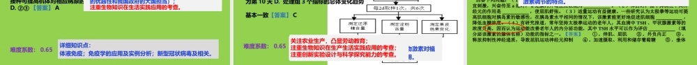 2023年高考生物选择性必修一稳态与调节复习.pptx