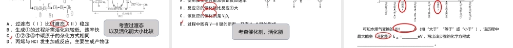高考化学催化剂对反应历程的影响.pptx