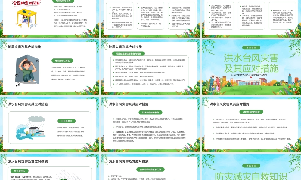 全国防灾减灾日 .pptx
