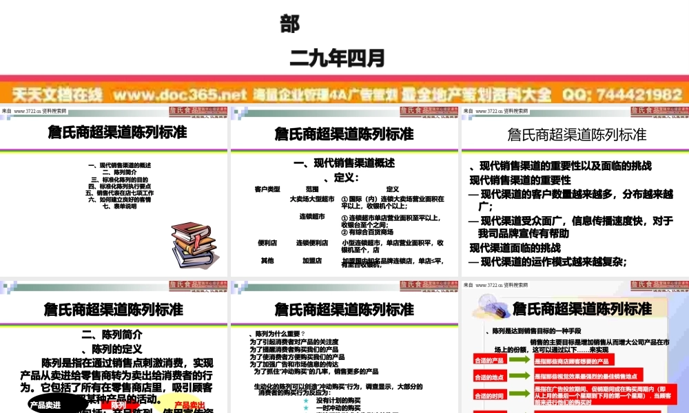 詹氏KA陈列标准相信品牌的力量.pptx