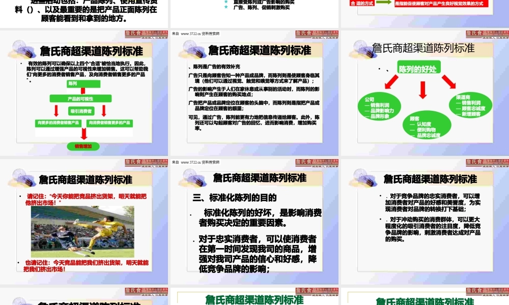 詹氏KA陈列标准相信品牌的力量.pptx